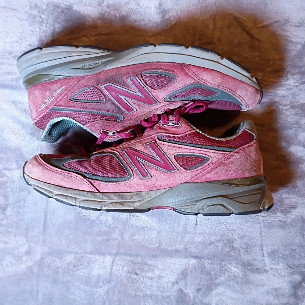 New Balance 990v4 Made in USA Burgundy Pink Mens 11.5 M990BU4 Running Shoes